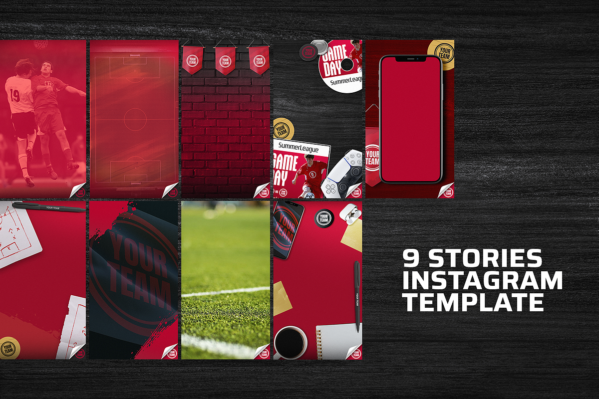 23 Sports Social Media Template, a Social Media Template by Creathift (Photo 3 of 7)