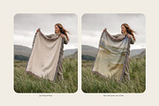 Woven Blanket Mockup, a Household Mockup by The Blue Bird (Thumbnail 7 of 9)