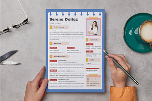 Creative CV Resume UI UX Designer V3