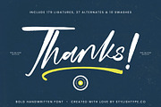 Habitual Detective Bold Handwritten, a Handwritten Font by stylishtype.co (Thumbnail 20 of 20)