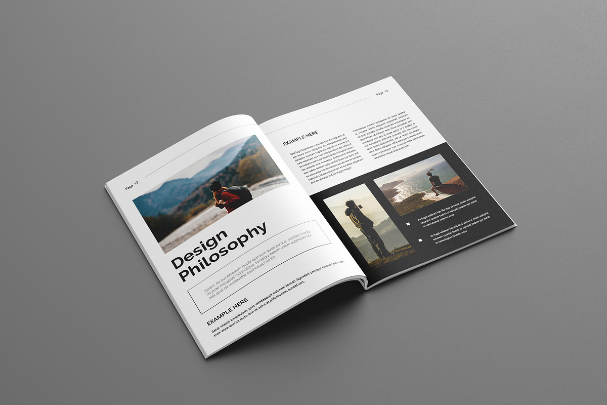 Modern Portfolio Template, a Magazine Template by Seeing-art (Photo 7 of 11)