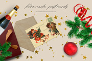 Vintage Christmas card creator, an Object Graphic by Beauty Drops (Thumbnail 12 of 13)