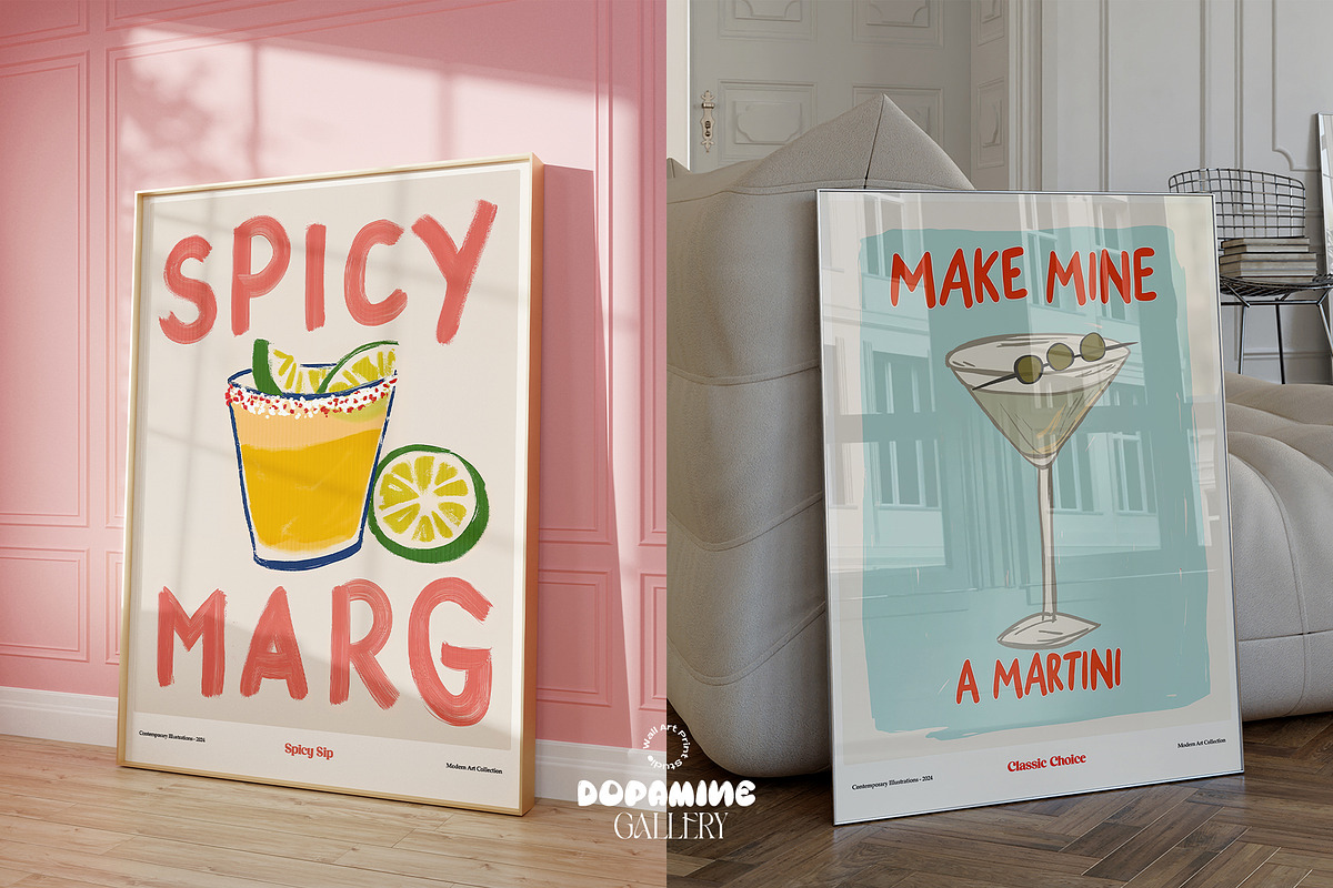 Dopamine Gallery Bundle, a Graphic by Wall Art Print Studio (Photo 8 of 25)