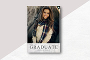 Graduation Card Template, a Card Template by AyumaDesign (Thumbnail 2 of 3)