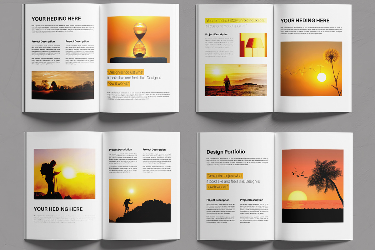 Graphic Design Portfolio Layout preview 3
