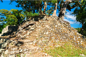 Temple 11 at the Maya Site of Copan, an Architecture Photo by Leonid Andronov