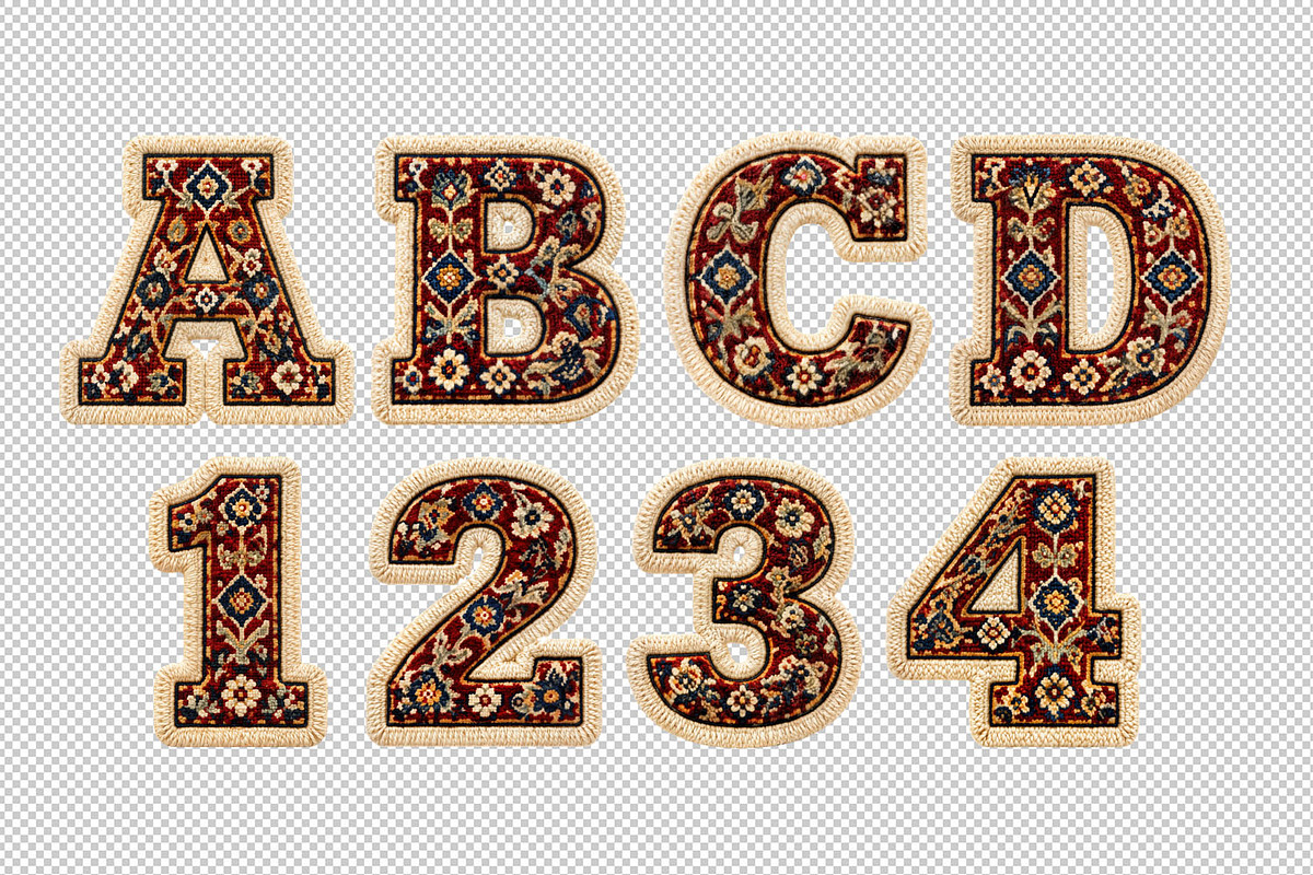 Woven Carpet Font, a Serif Font by Handmadefont (Photo 6 of 15)
