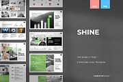 Shine PowerPoint Template, a Presentation Template by Creathrive Design (Thumbnail 1 of 6)