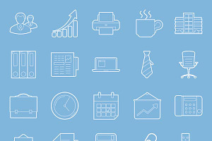 Office icons set