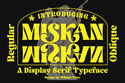Miskan, a Serif Font by Wildan Type (Thumbnail 1 of 7)