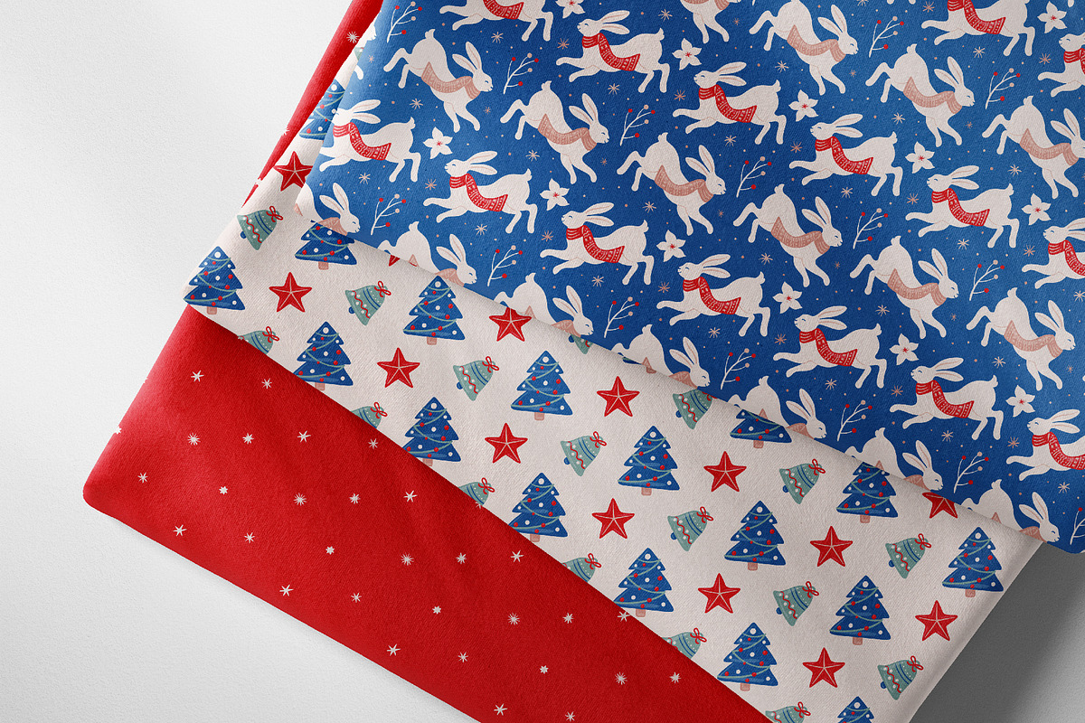 Merry & Bright Christmas Patterns, a Pattern Graphic by Tiger and Flower (Photo 3 of 9)