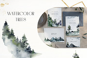 Foggy mountains forest Watercolor, an Illustration by Yuliya Derbisheva (Thumbnail 7 of 13)