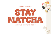 Stay Matcha, a Script Font by FreshTypeINK (Thumbnail 1 of 7)