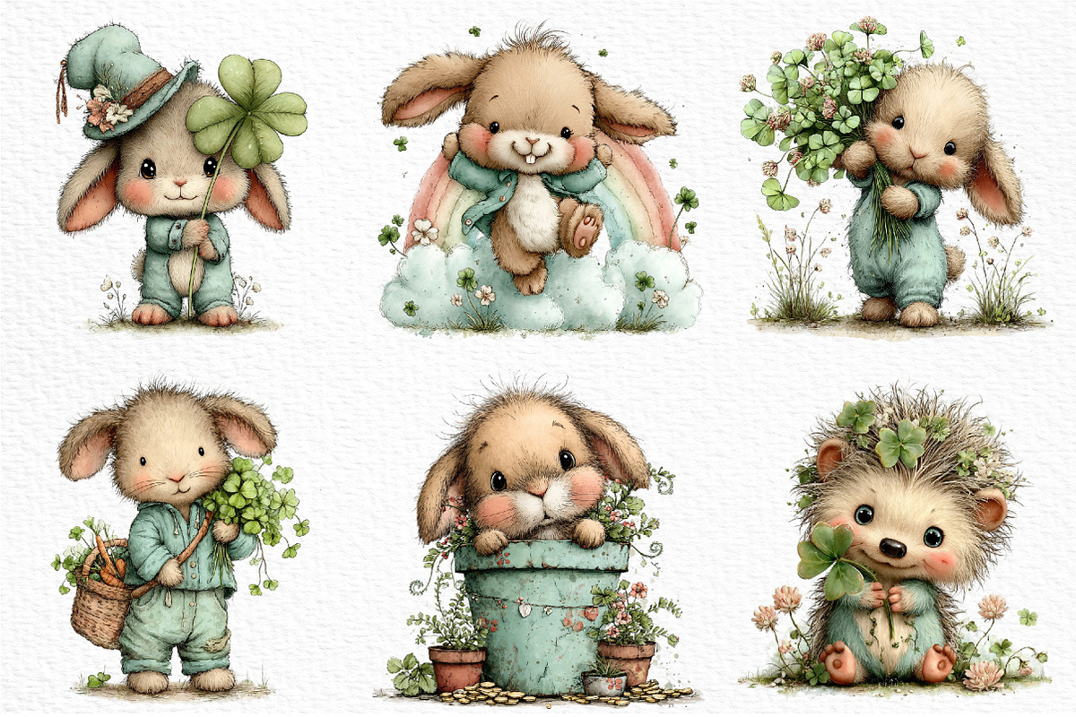 Whimsical St Patrick's Day Clipart, an Illustration by Craft Nest (Photo 4 of 11)