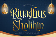 Riyadhus Sholihin - Arabic Style, a Font by Mokatype Studio (Thumbnail 1 of 11)