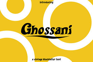 Ghossani Vintage Font