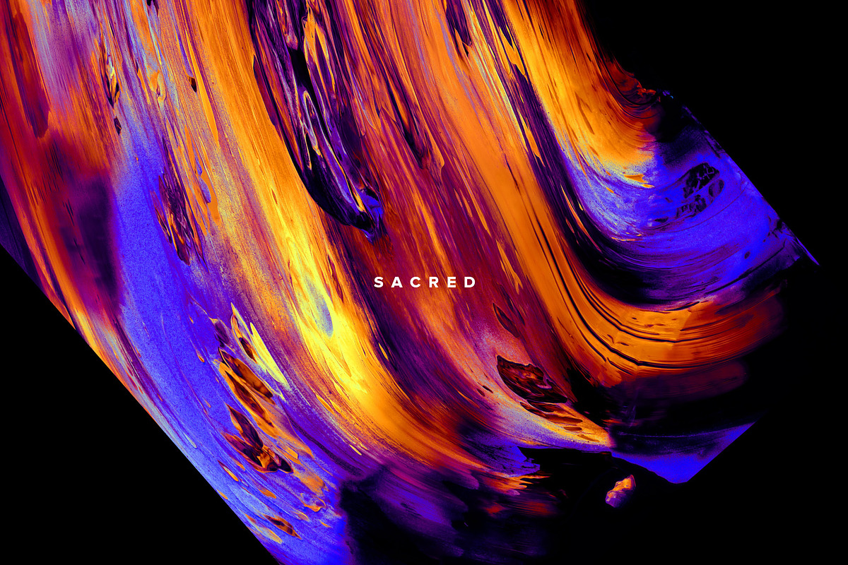 Sacred: Vibrant Paint Textures, a Texture Graphic by Chroma Supply (Photo 5 of 11)