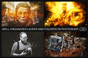 12 Photo Effect Templates, a Layer Style Add-On by iDoodle Studio (Thumbnail 4 of 6)