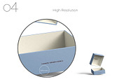 Square Rigid Two-Piece Box Mockup, a Packaging Mockup by Sheikhadesign (Thumbnail 5 of 11)