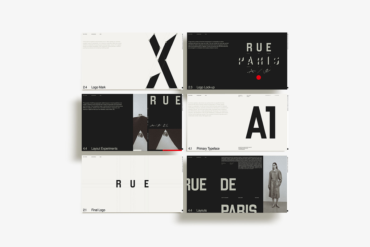 RUE | Brand Guidelines, a Presentation Template by Studio Standard (Photo 7 of 13)