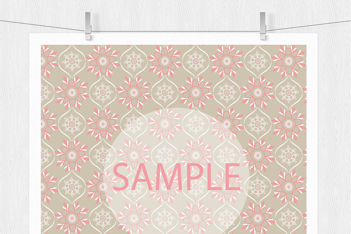 Boho Pattern Design - Digital Paper, a Pattern Graphic by Leska's Digitals (Photo 3 of 5)