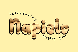 Napielo Display Font