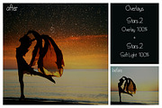 50 Night Sky Overlays, a Texture Graphic by LovePhotoMoment (Thumbnail 5 of 16)