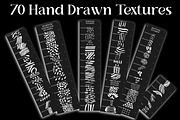 70Hand-Drawn Procreate Stamp Brushes, a Brush Add-On by Luna Y Mar (Thumbnail 2 of 5)