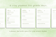The Slow Living Planner Template, a Stationery Template by The Little Lily Studio (Thumbnail 3 of 5)