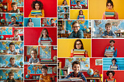 105 Schoolchildren and students, a School & Education Photo by Handmadefont (Thumbnail 2 of 18)