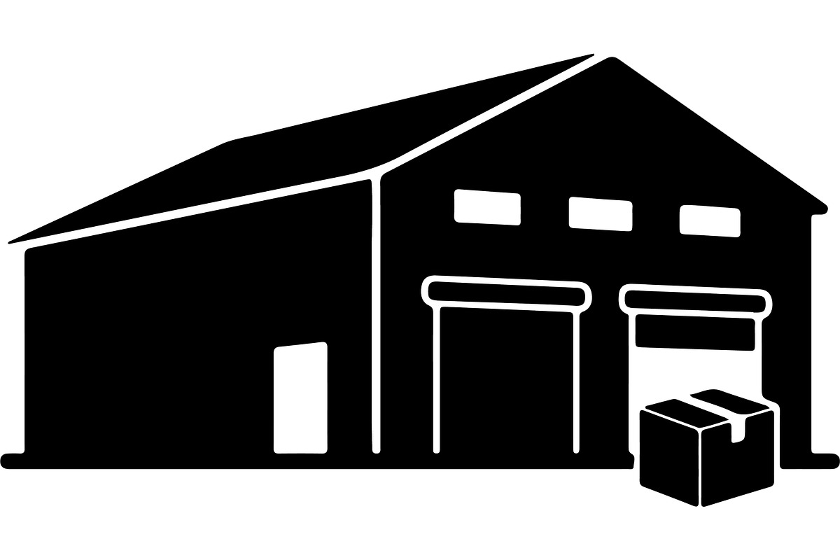 Warehouse and industrial building, a Decorative Illustration by jahid234 (Photo 2 of 13)