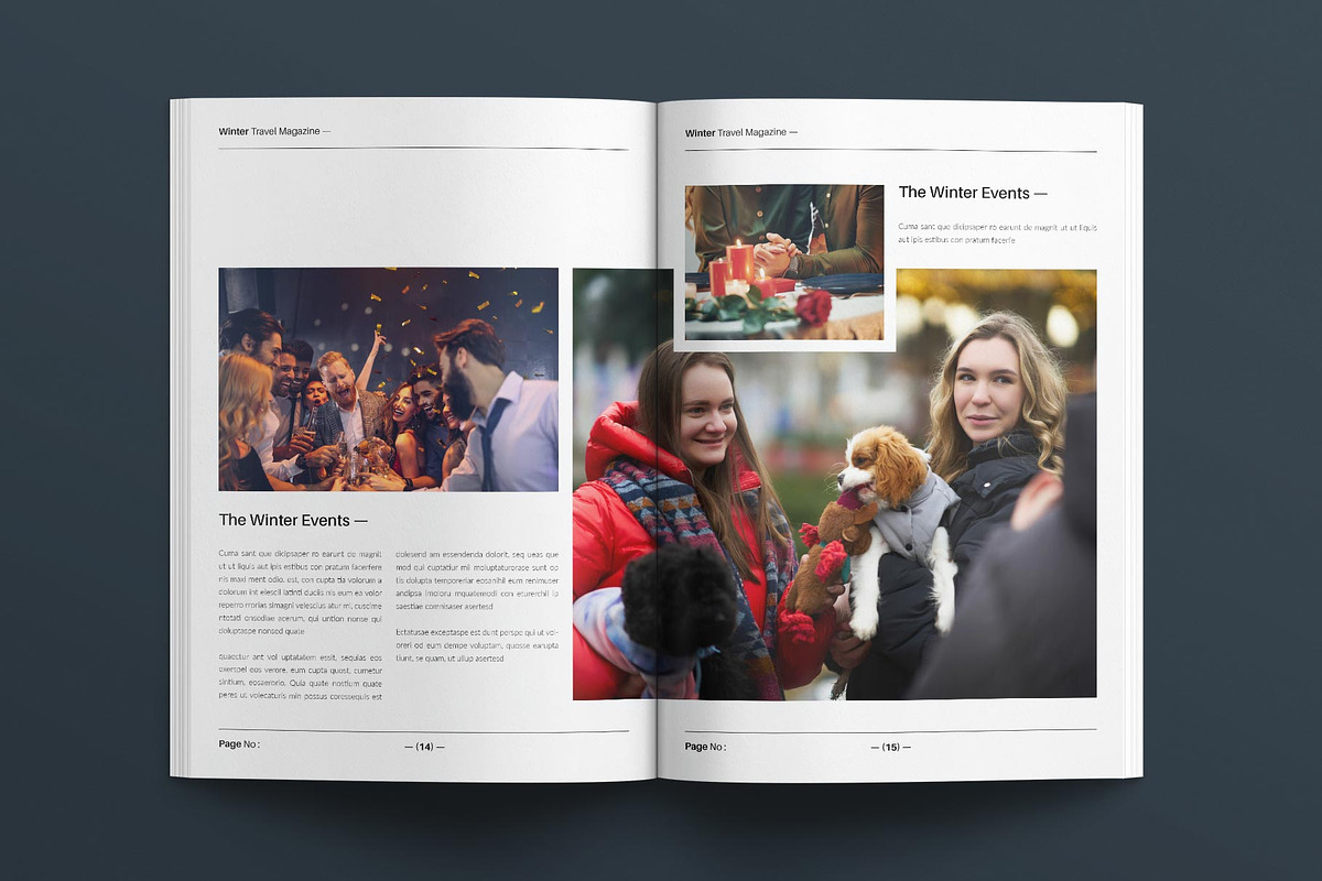 Winter Travel Magazine Template, a Magazine Template by E-Type (Photo 6 of 8)