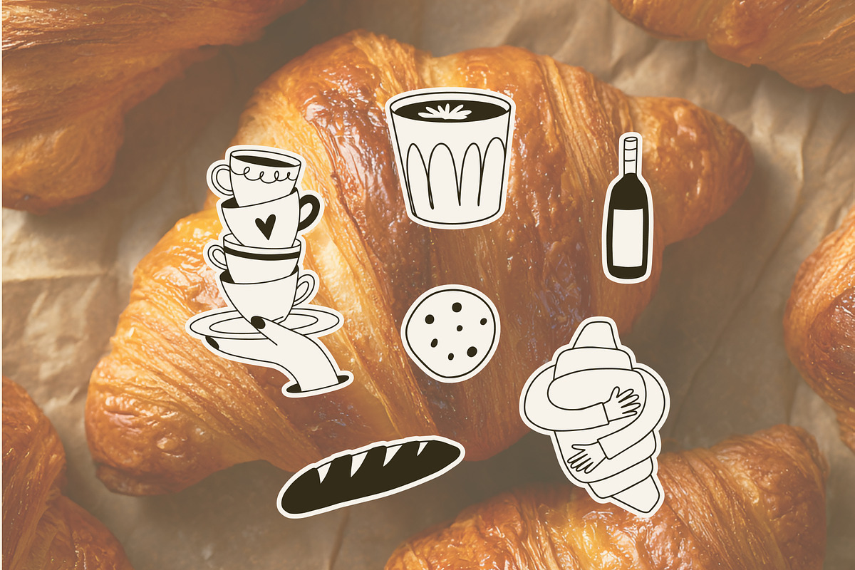Coffee and Bakery Illustrations, a Food Illustration by AnnArt (Photo 3 of 14)