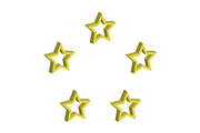 Star icon design template, a Decorative Illustration by Sumberpangan (Thumbnail 1 of 3)