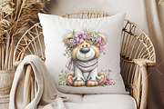 Whimsical Easter Teddy Bear Clipart, an Illustration by OK Design (Thumbnail 6 of 6)