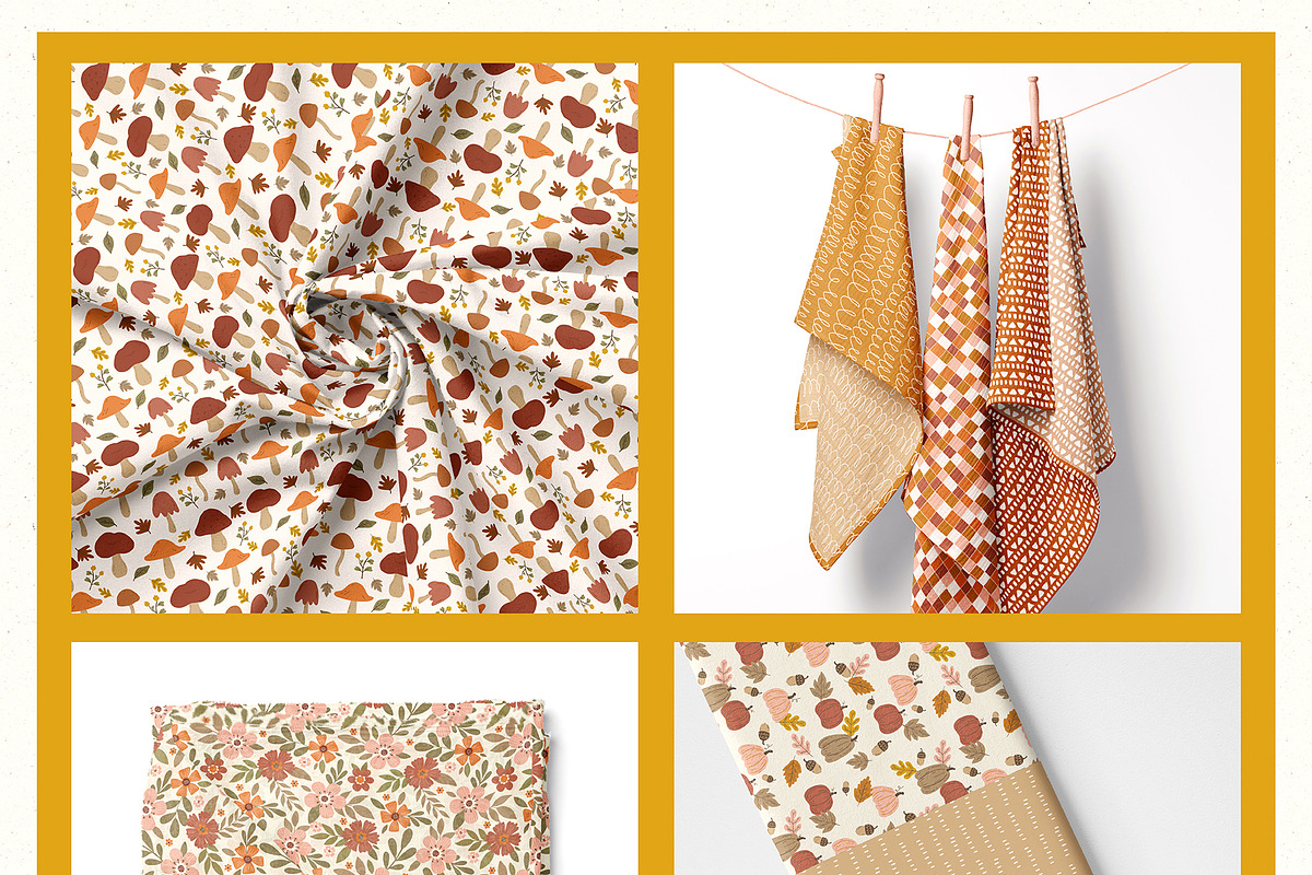 Autumn Haze - Collection of Patterns, a Pattern Graphic by Cuteanny Design (Photo 10 of 11)