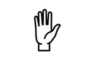 Hand Gesture Vector Icon Bundle, an Illustration by jahid234 (Thumbnail 16 of 52)