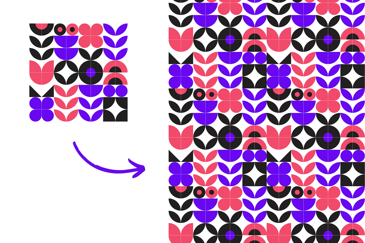 Geometric Floral Seamless Pattern, a Pattern Graphic by ItsReksita Pattern (Photo 5 of 10)
