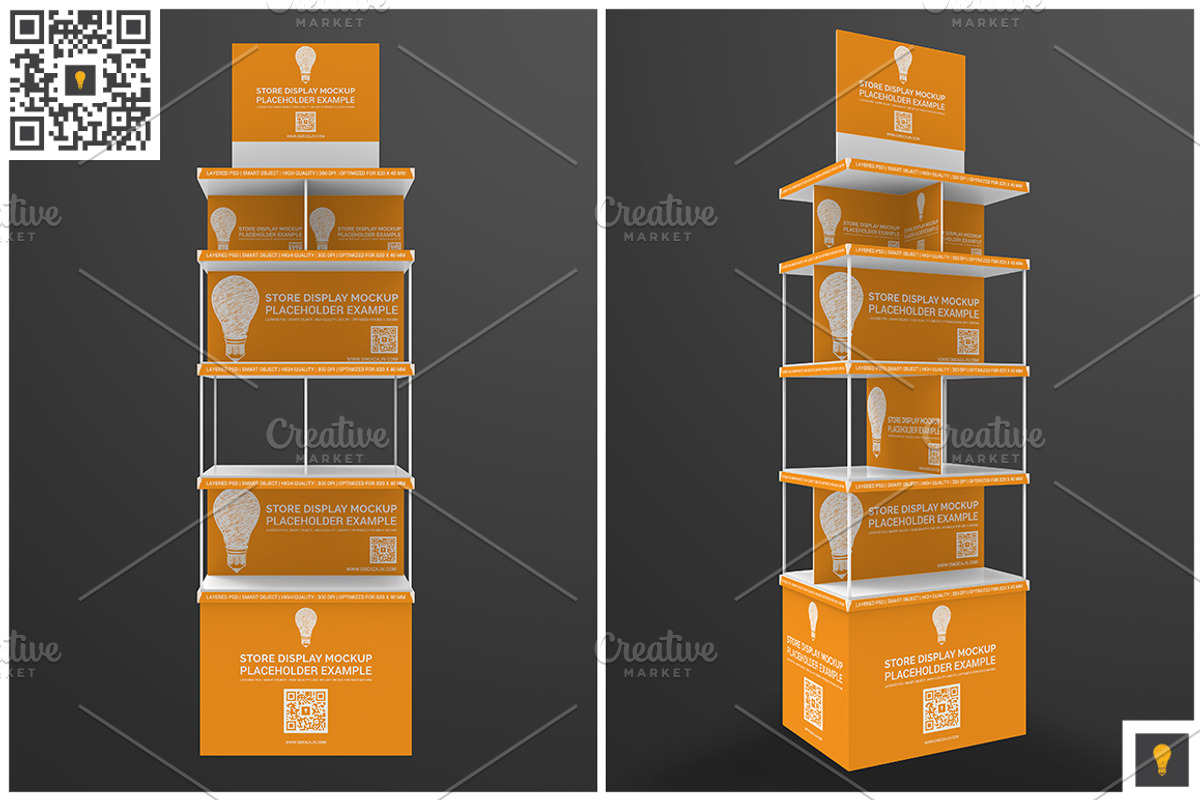 Store Display Mockup, an Advertising Mockup by Shocky Design Studio (Photo 2 of 4)