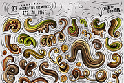 Chocolate Cartoon Objects Set, an Object Graphic by BALABOLKA (Thumbnail 3 of 3)