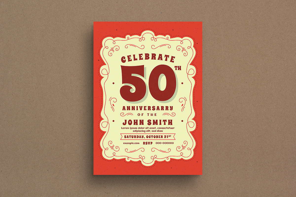 Carnival Anniversary Invitation, an Invitation Template by Guuver (Photo 1 of 3)
