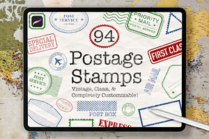 Postage Stamps for Procreate