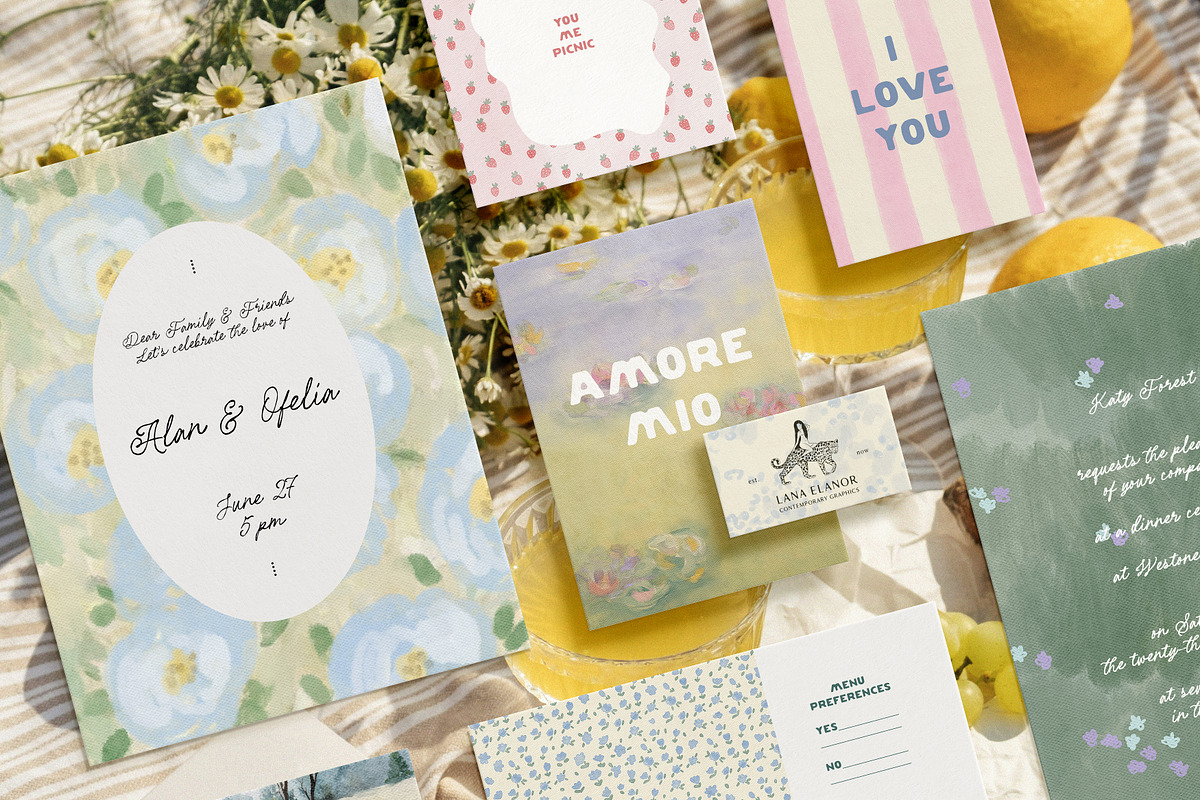 Hand-Painted Spring Backgrounds, a Background Graphic by Lana Elanor (Photo 6 of 15)