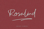 Rosalind | Brush Script, a Script Font by Awanstudio (Thumbnail 1 of 8)