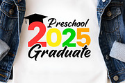 Preschool Graduate 2025 Svg Png, an Object Graphic by Digi_Design_World (Thumbnail 3 of 6)