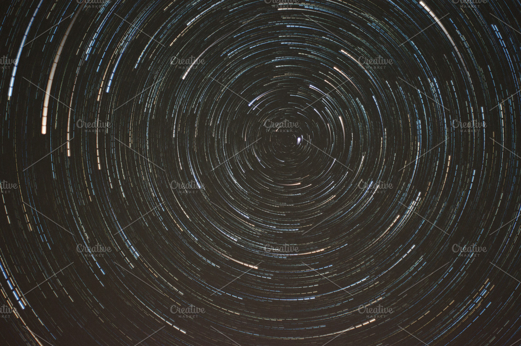 Star trails stock photo containing abstract and nature, an Abstract Photo by Noteless Space