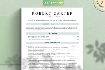 Modern ATS Resume Template