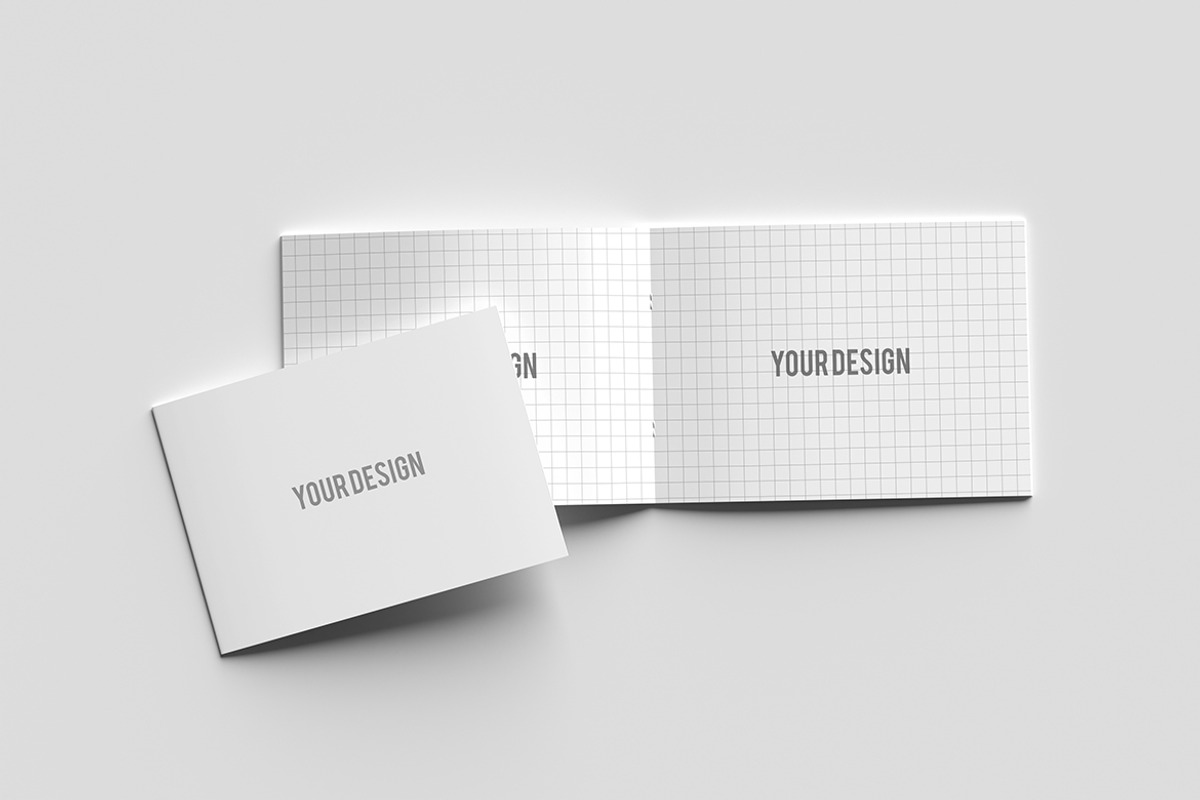 Landscape Catalog Brochure Mockup, a Books & Magazine Mockup by simuradi (Photo 8 of 9)