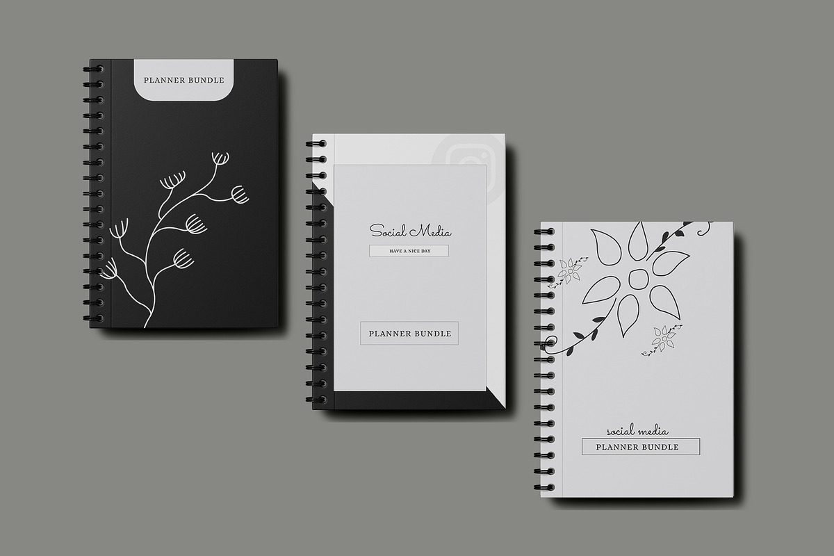 Editable social media planner bundle, a Stationery Template by Design Zone (Photo 9 of 9)
