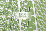 Spring Bunnies, a Pattern Graphic by MarynArts (Thumbnail 1 of 5)